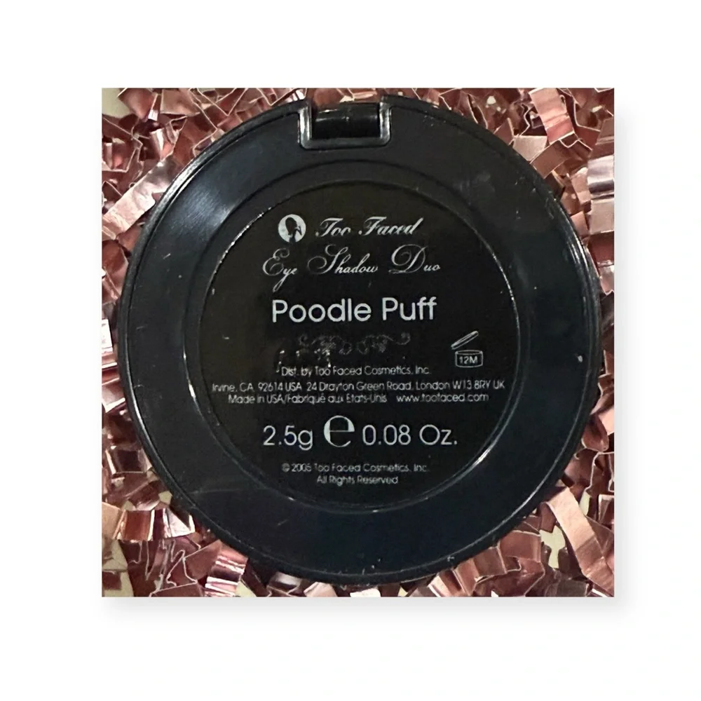 Deadstock: new Too Faced 𖦹 OG Original Eye Shadow Duo 𖦹 Poodle Puff 𖦹 in box